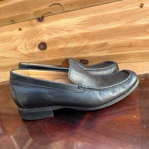 ABEO B.I.O. System Men's Black Leather Venetian Loafers Size 11